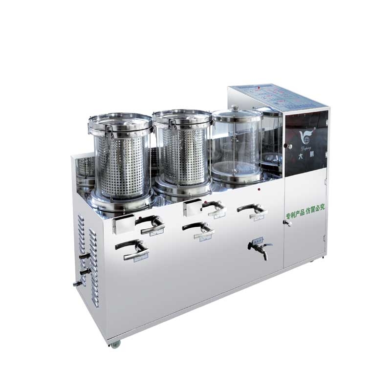 Electric frying constant pressure decocting packaging machine series (two fried)DP2000-2A(2+1)型