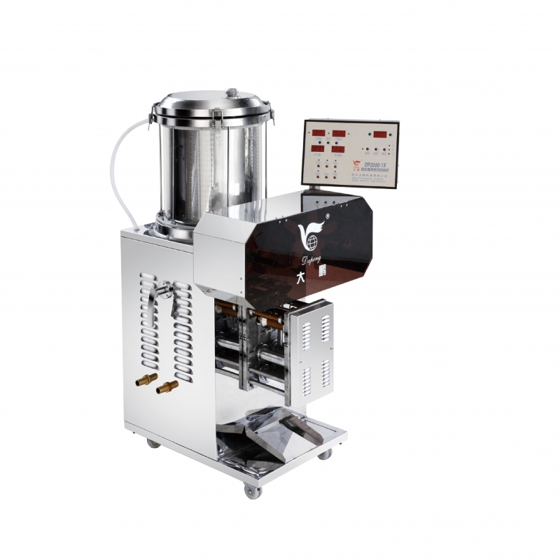 Electric frying micro-pressure cycle packaging machine series DP2000-1X (1+1)